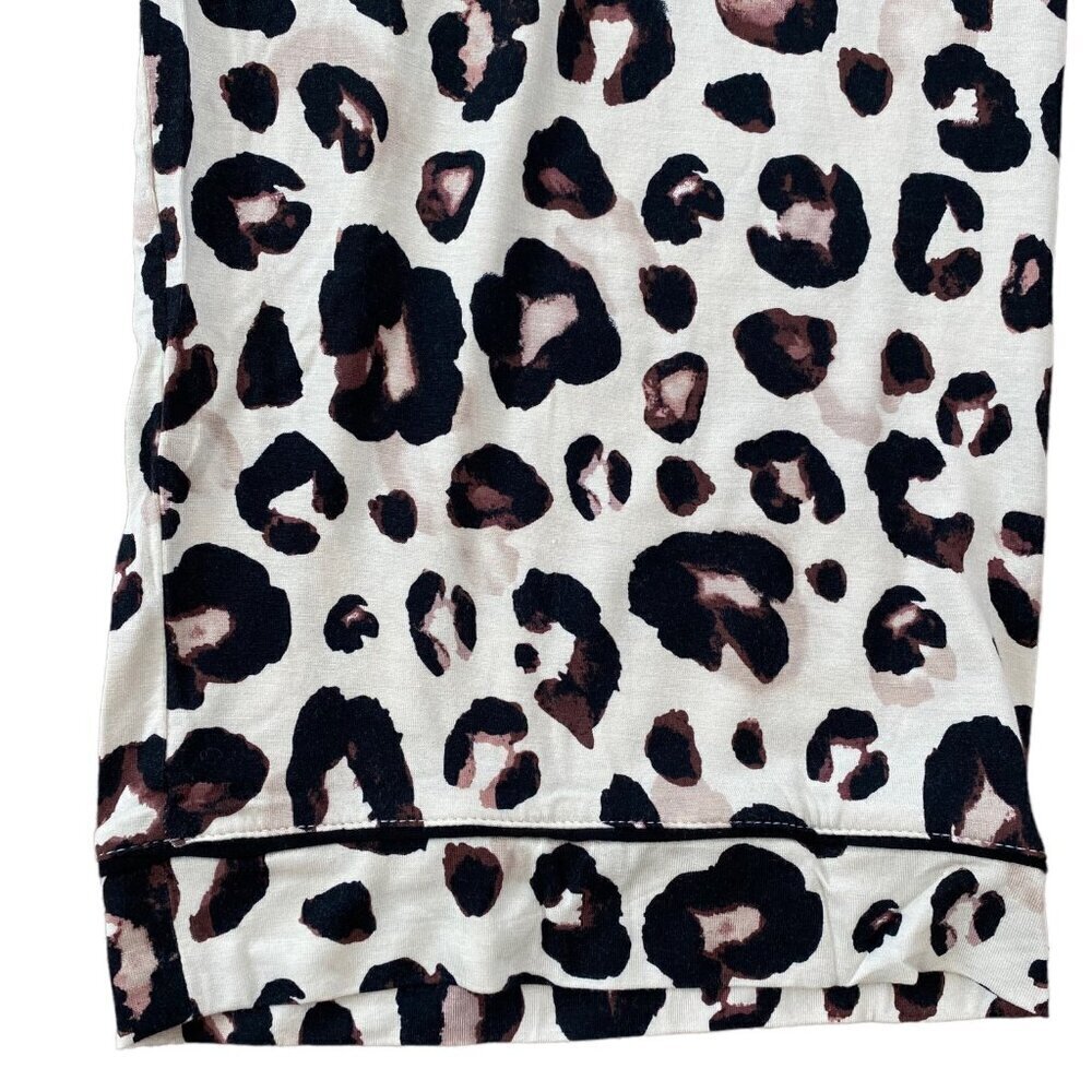 Stars Above Womens Leopard Animal Print Top and Pants Pajama Set 1X, 2X, 3X, 4X - Picture 11 of 15